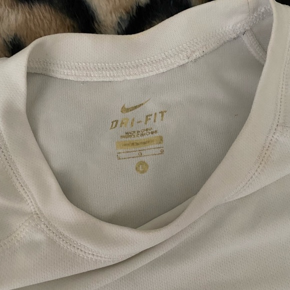 Nike Dri Fit Men’s Short Sleeve Shirt White Size L Large - Picture 7 of 7